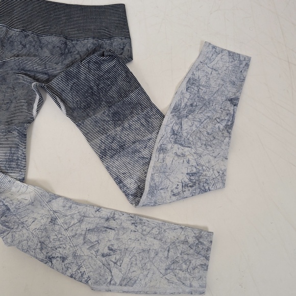 Lululemon Leggings Ombré Long Neutral Pattern Tight Fitted Mid High Rise - Picture 4 of 8